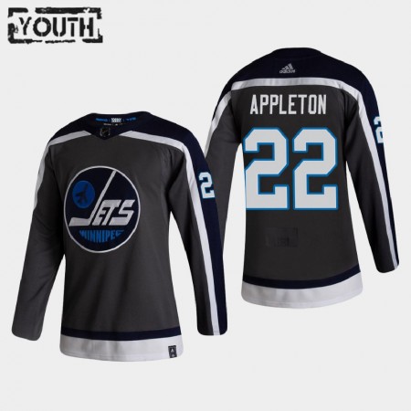 Camisola Winnipeg Jets Mason Appleton 22 2020-21 Reverse Retro Authentic - Criança